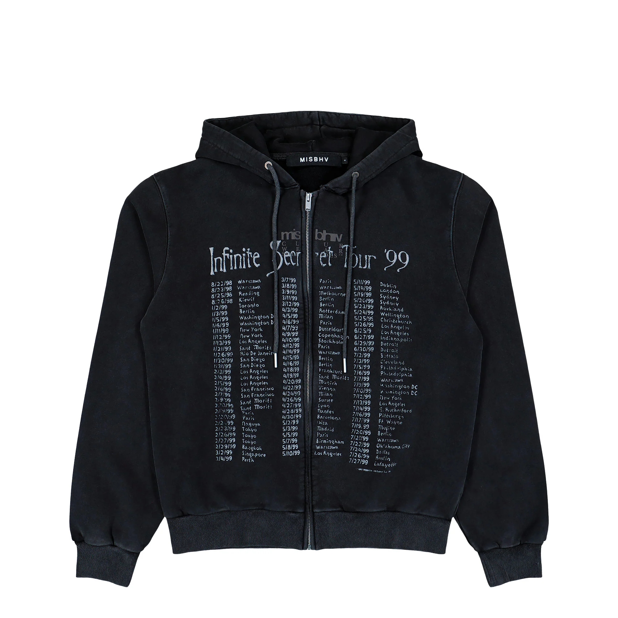 Tour 99 Zipped Hoodie