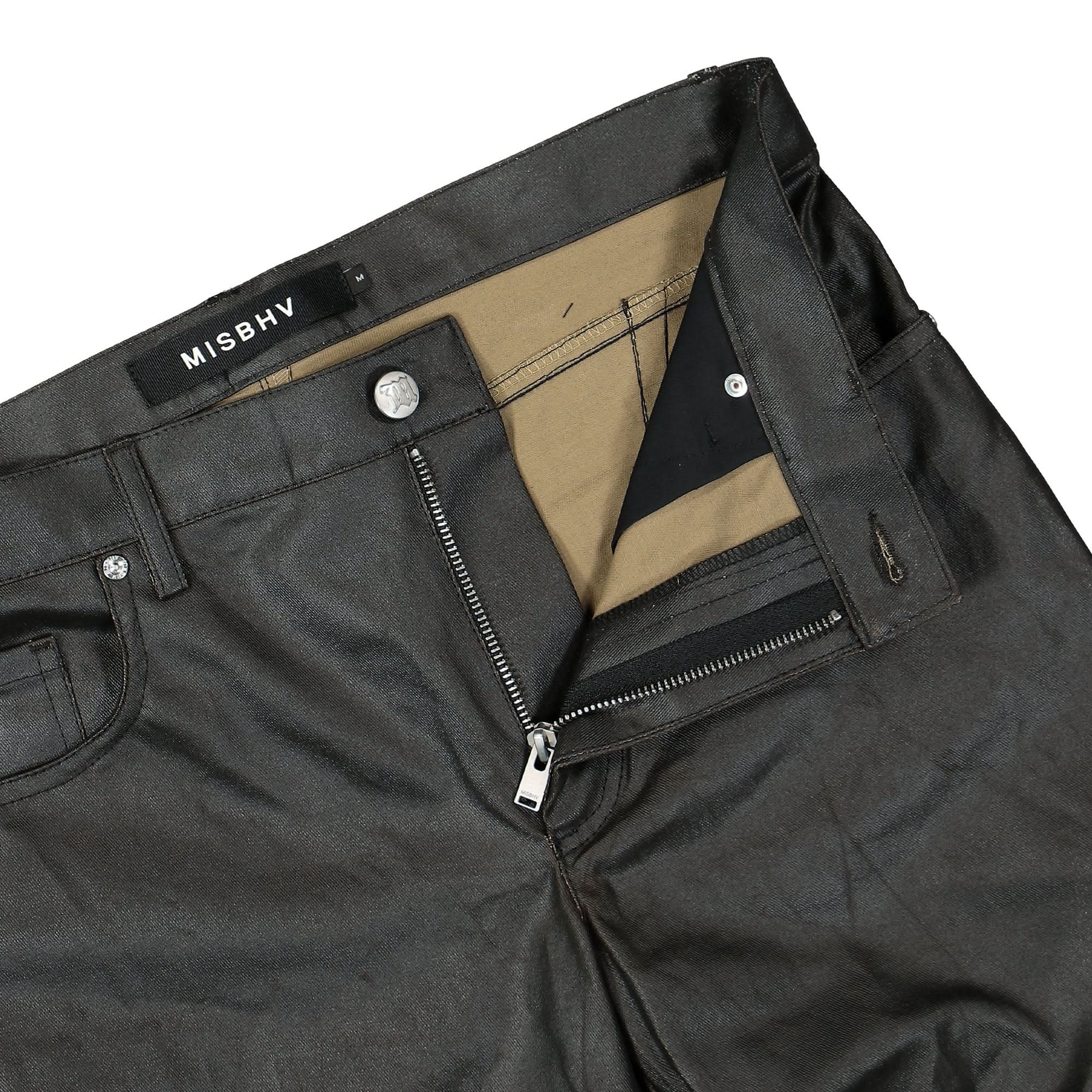 Waxed Cotton Trousers - Image 4