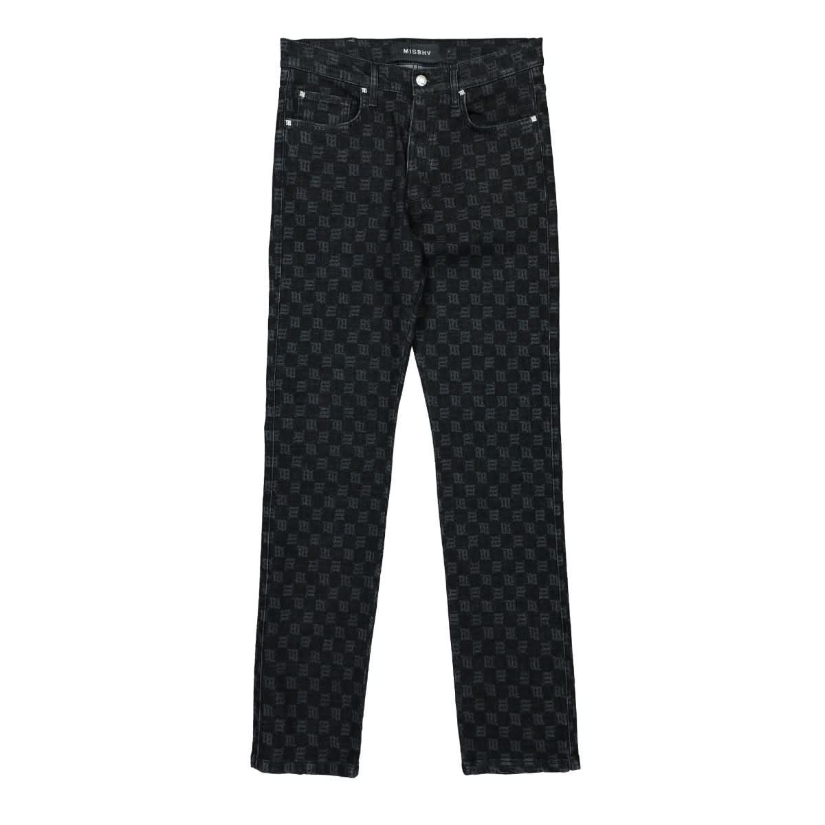 Monogram Denim Trousers