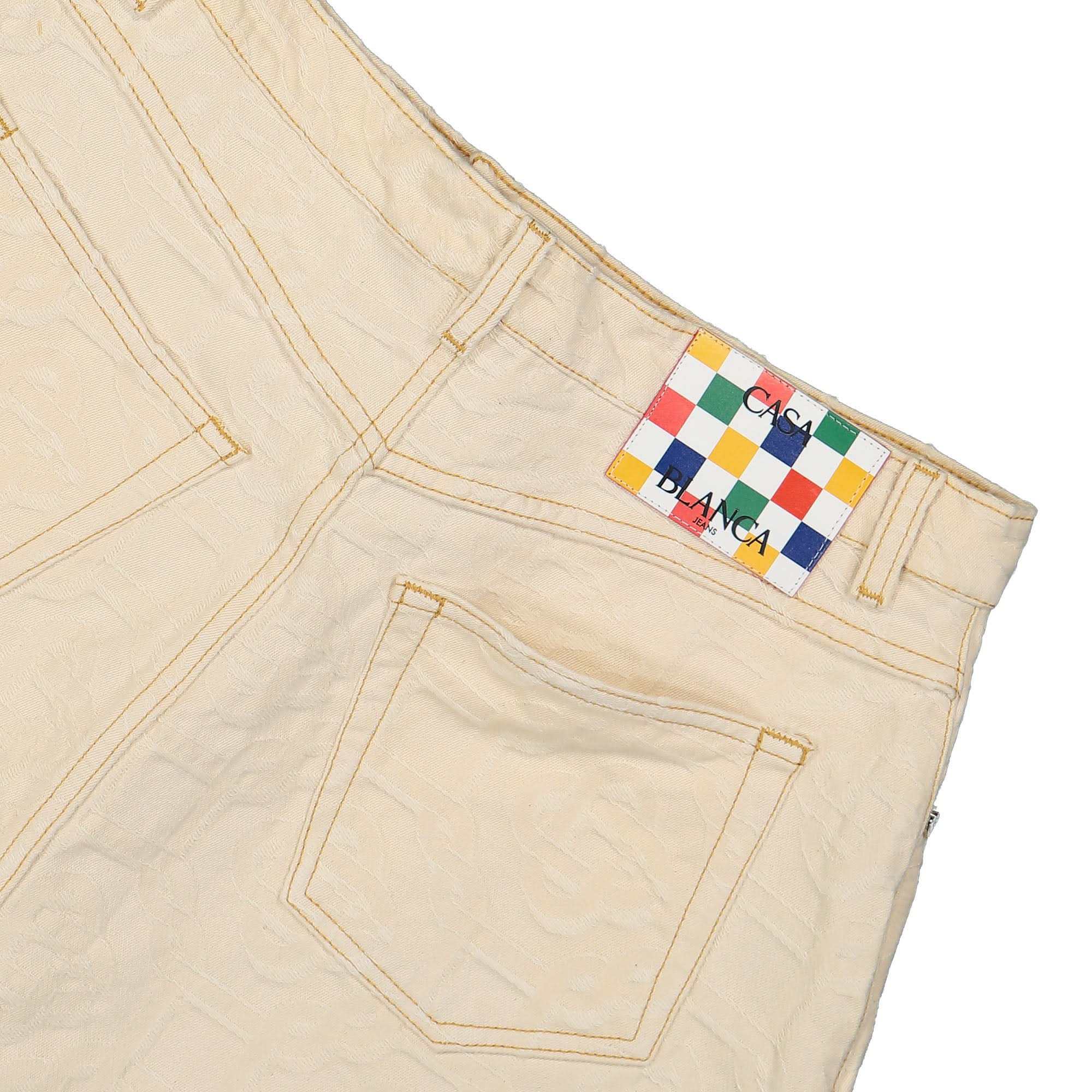 Monogram Jacquard Denim Skirt - Image 4