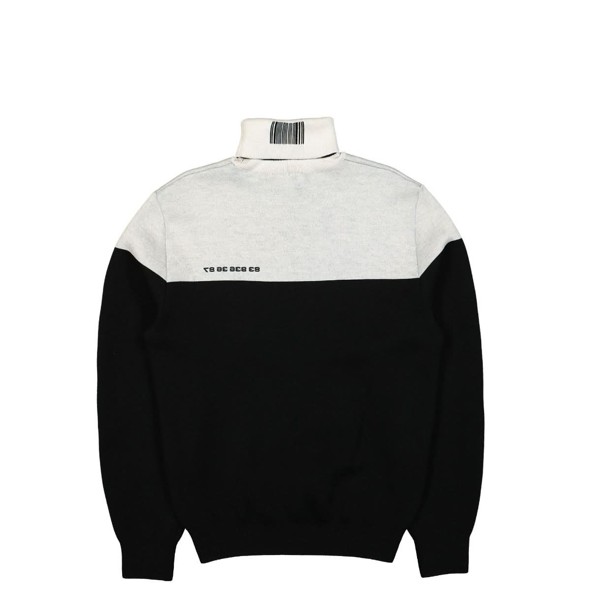 Numbered Color Block Turtleneck - Image 2