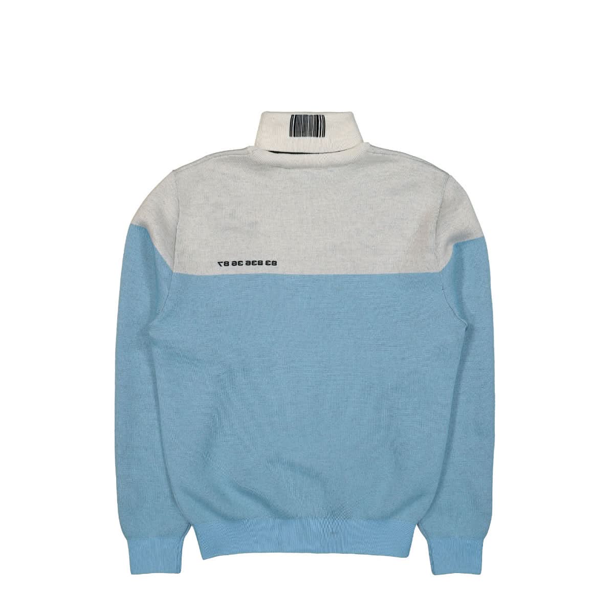 Numbered Color Block Turtleneck - Image 2