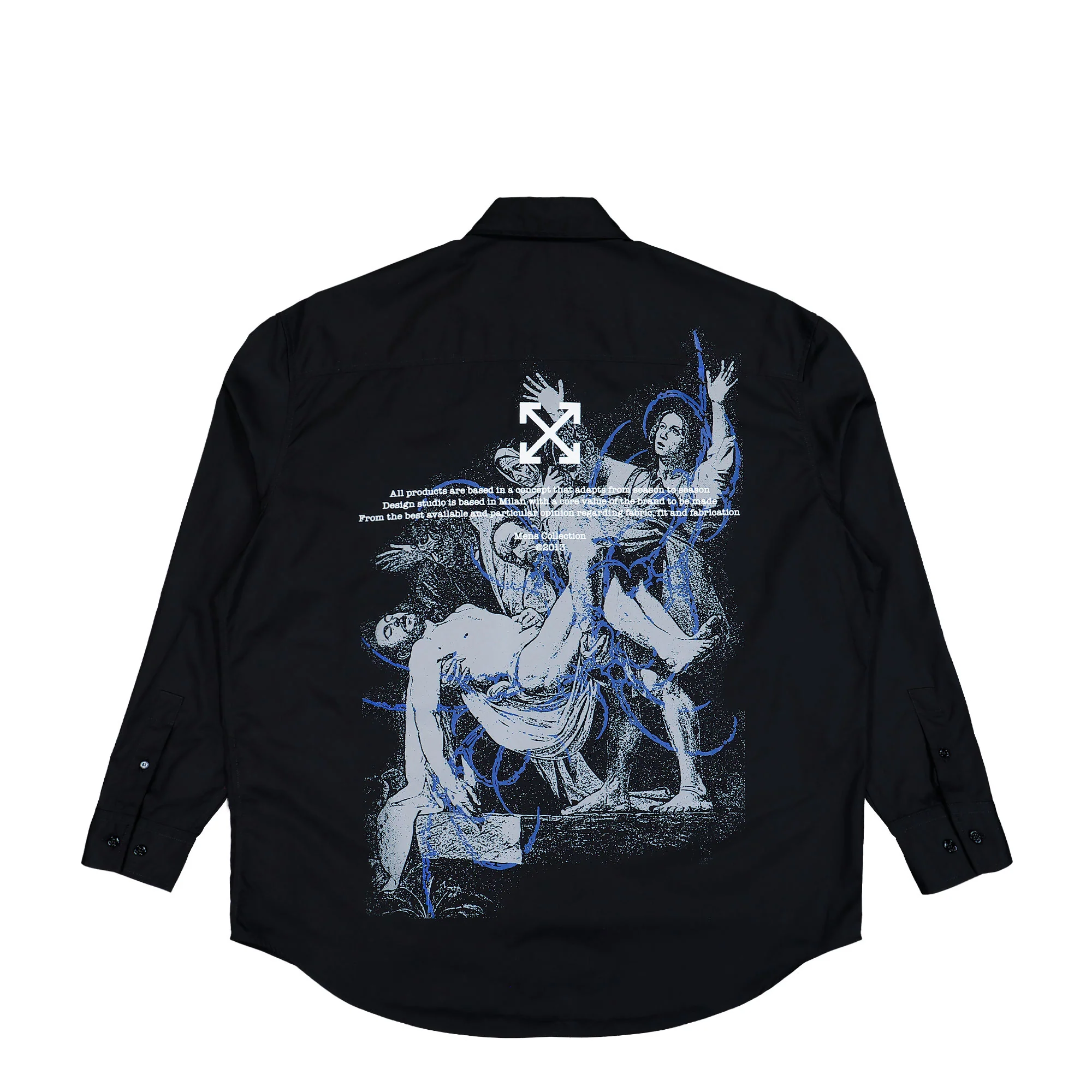 Faded Painting Popl Over Shirt - Image 2