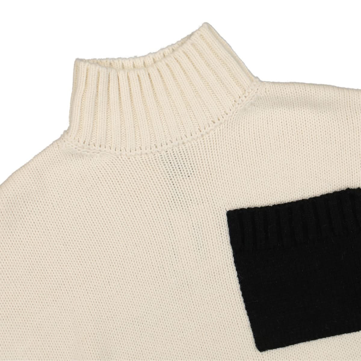Patch Pocket Turtleneck Jumper - Image 3