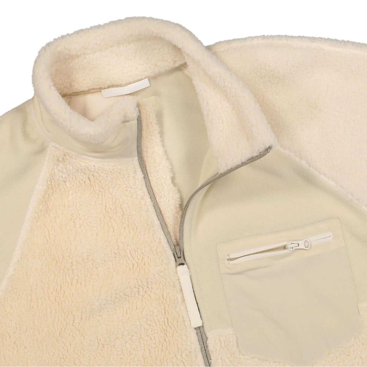 Patchwork Shaggy Fleece Jacket - Image 3