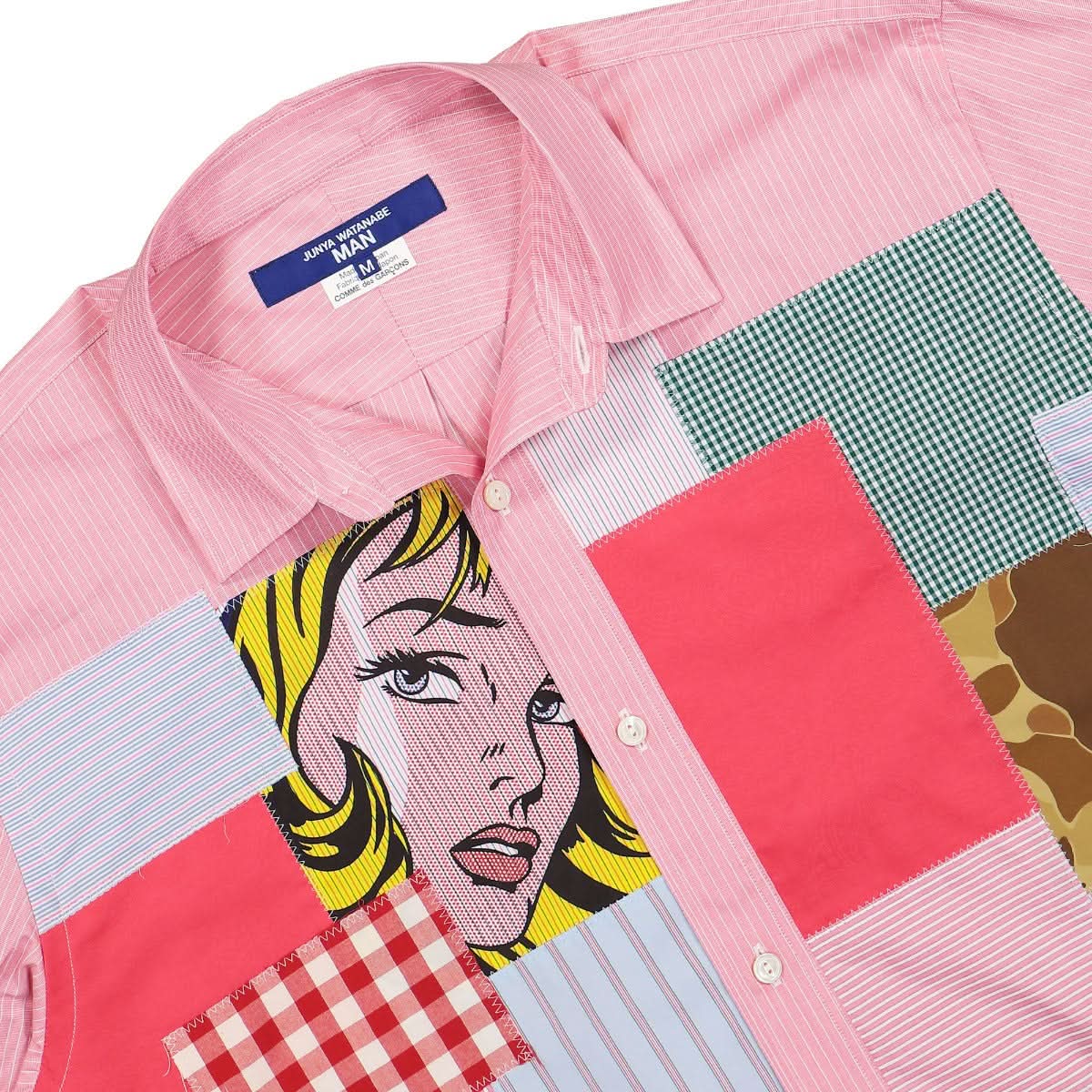 Patchwork Stripe Shirt - Image 3