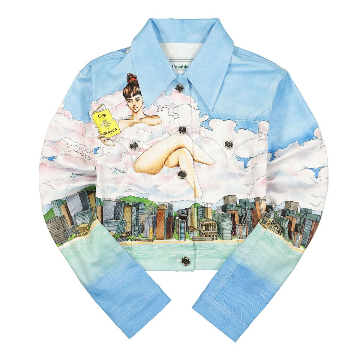 Printed 70's Denim Jacket