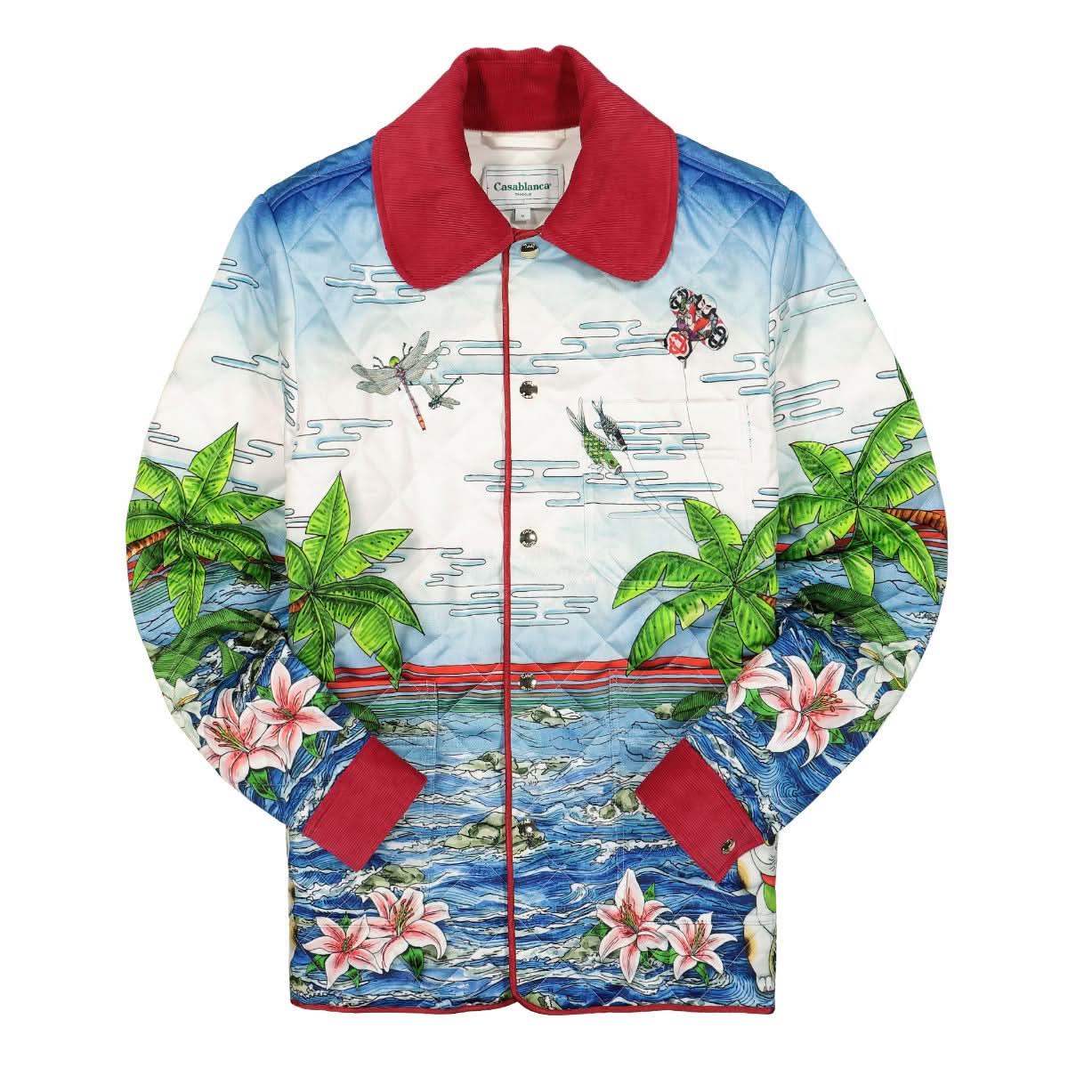 Printed and Quilted Hunting Jacket