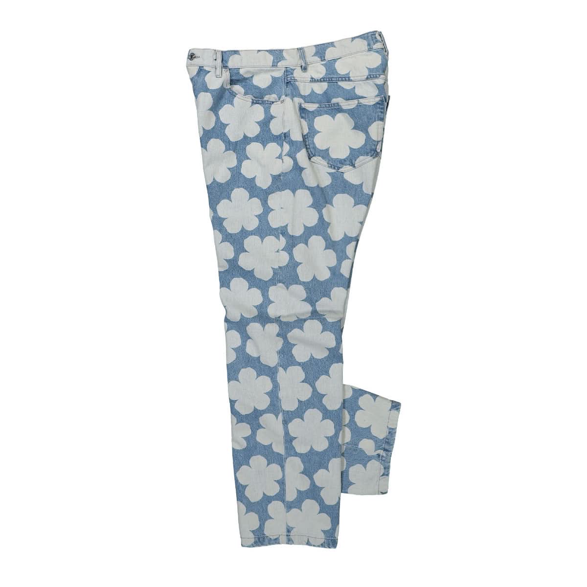 Printed Loose Fit Jeans - Image 3