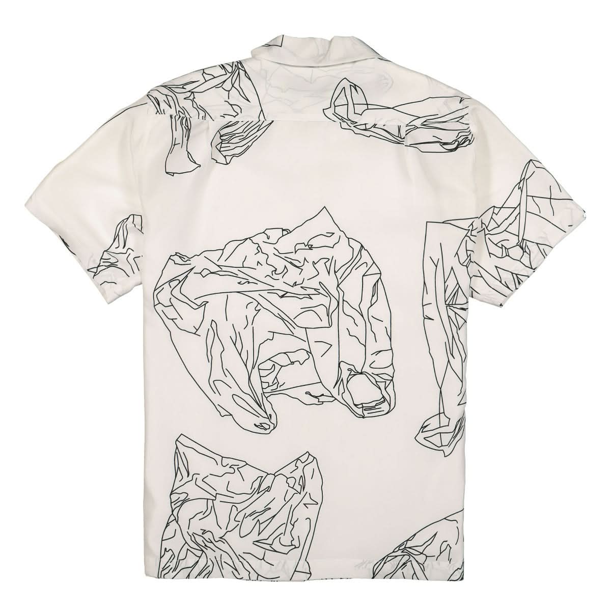 Printed Silk Shirt with Cargo Pockets - Image 2