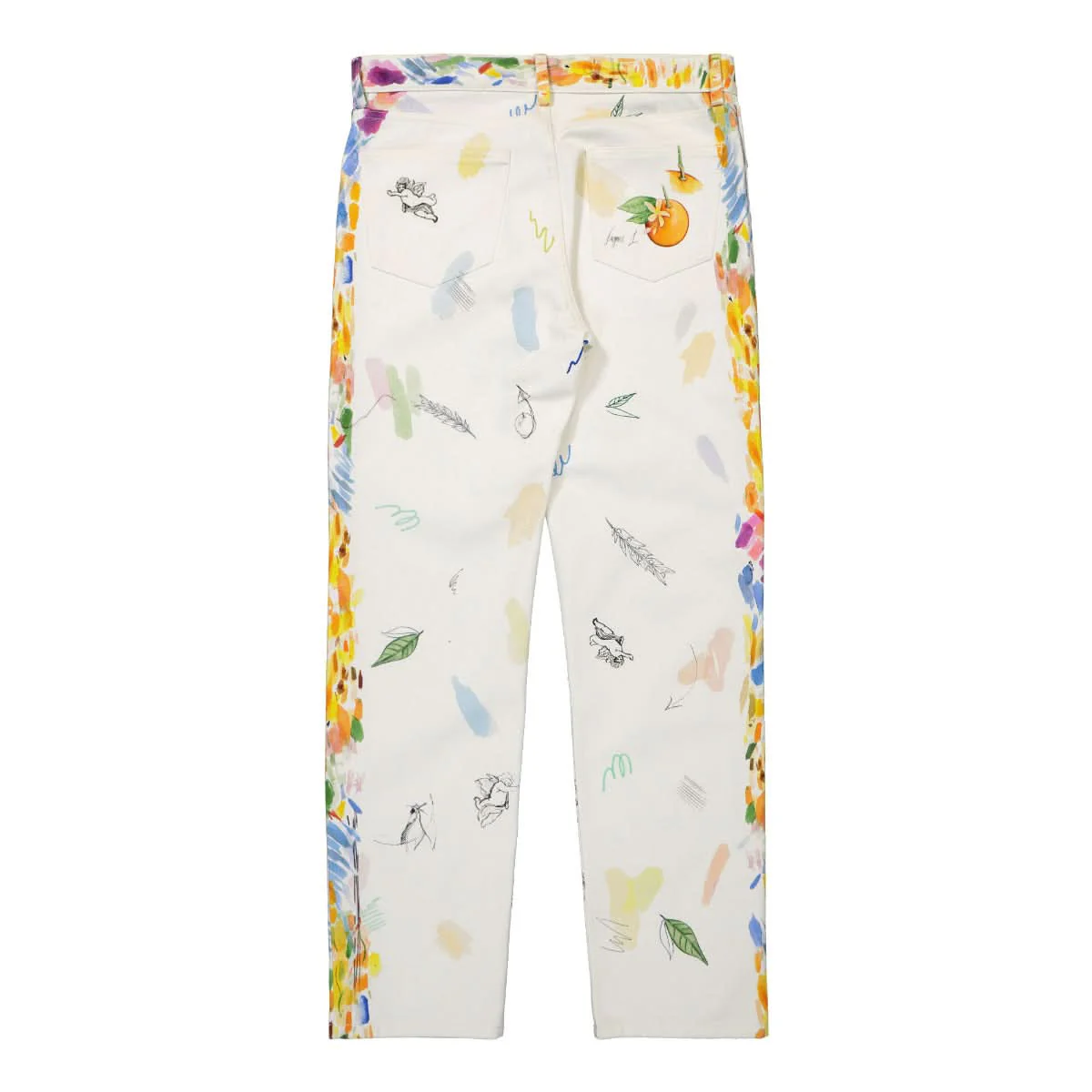 Printed Straight Leg Jeans - Image 2