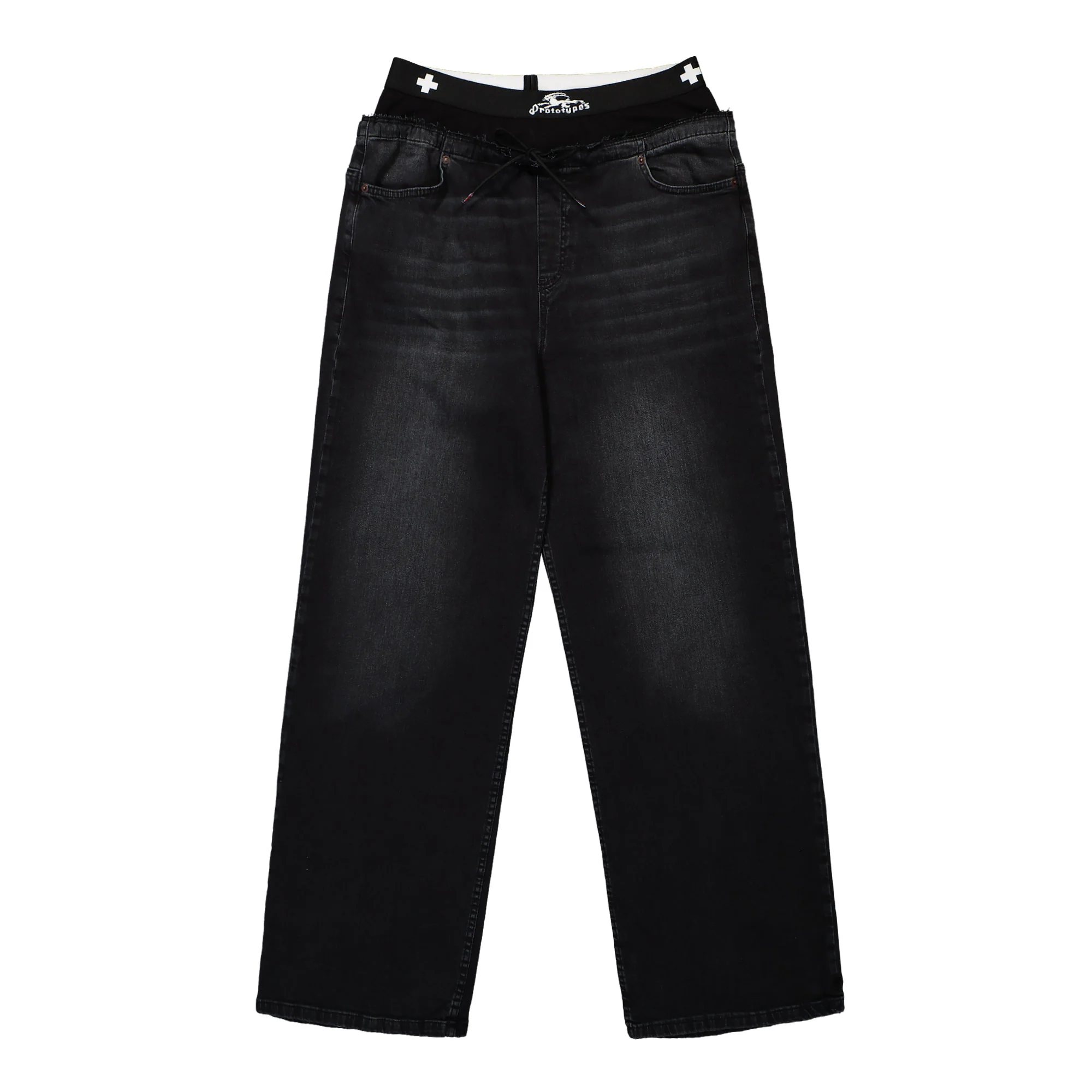 Waistband Denim Jeans