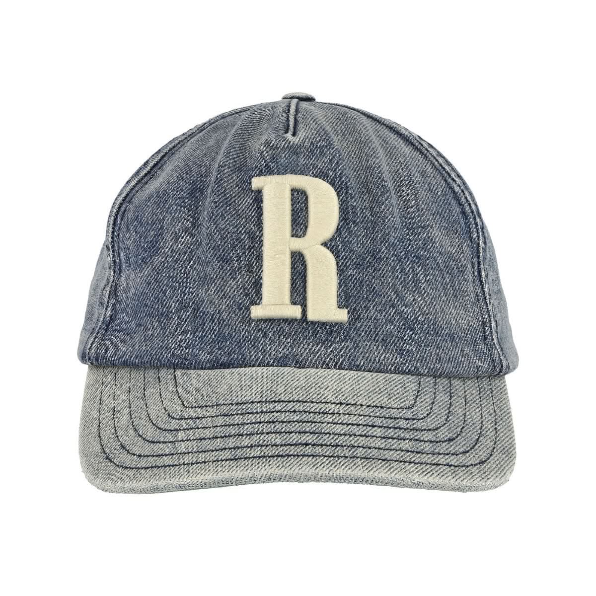 R Logo Light Denim Hat - Image 4