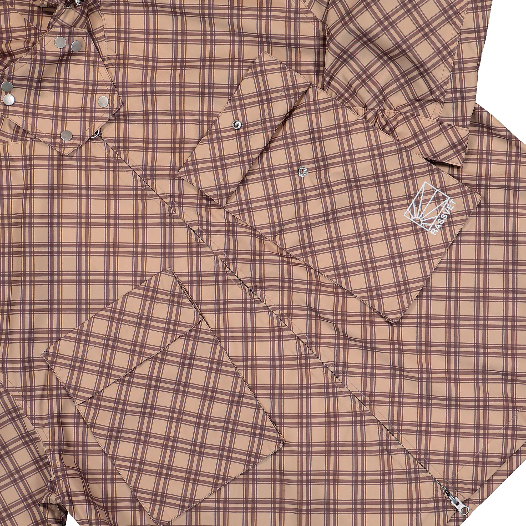 Poly Tartan Hooded Jacket - Image 4