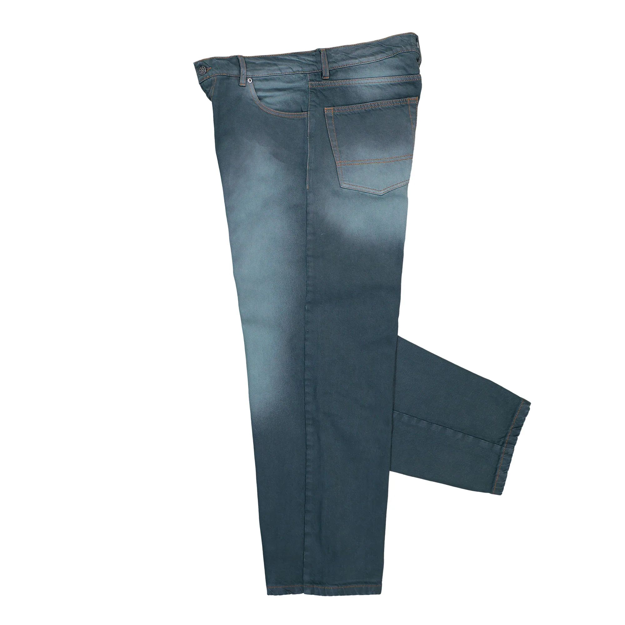Sun Dyed Baggy Denim Pants - Image 3