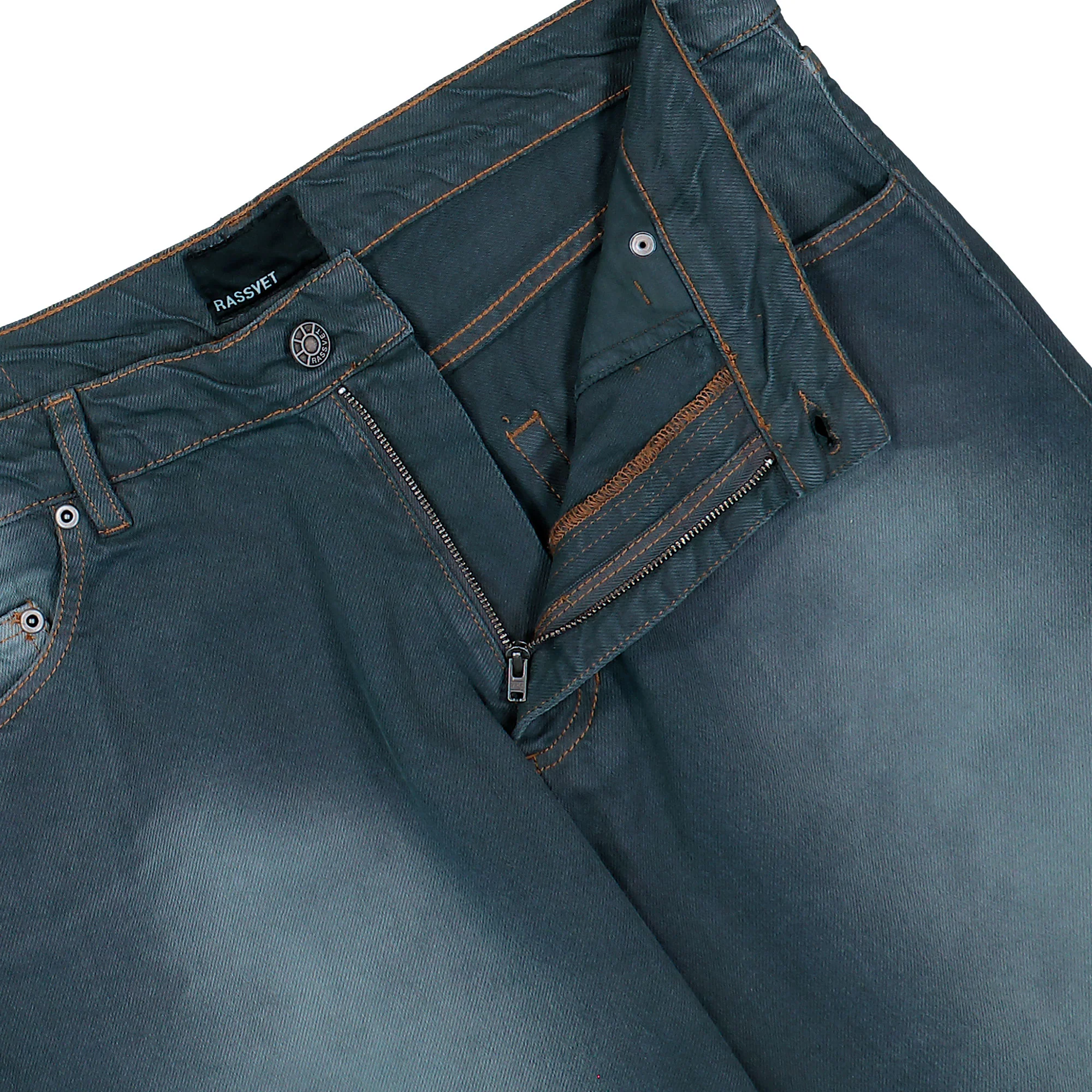 Sun Dyed Baggy Denim Pants - Image 4