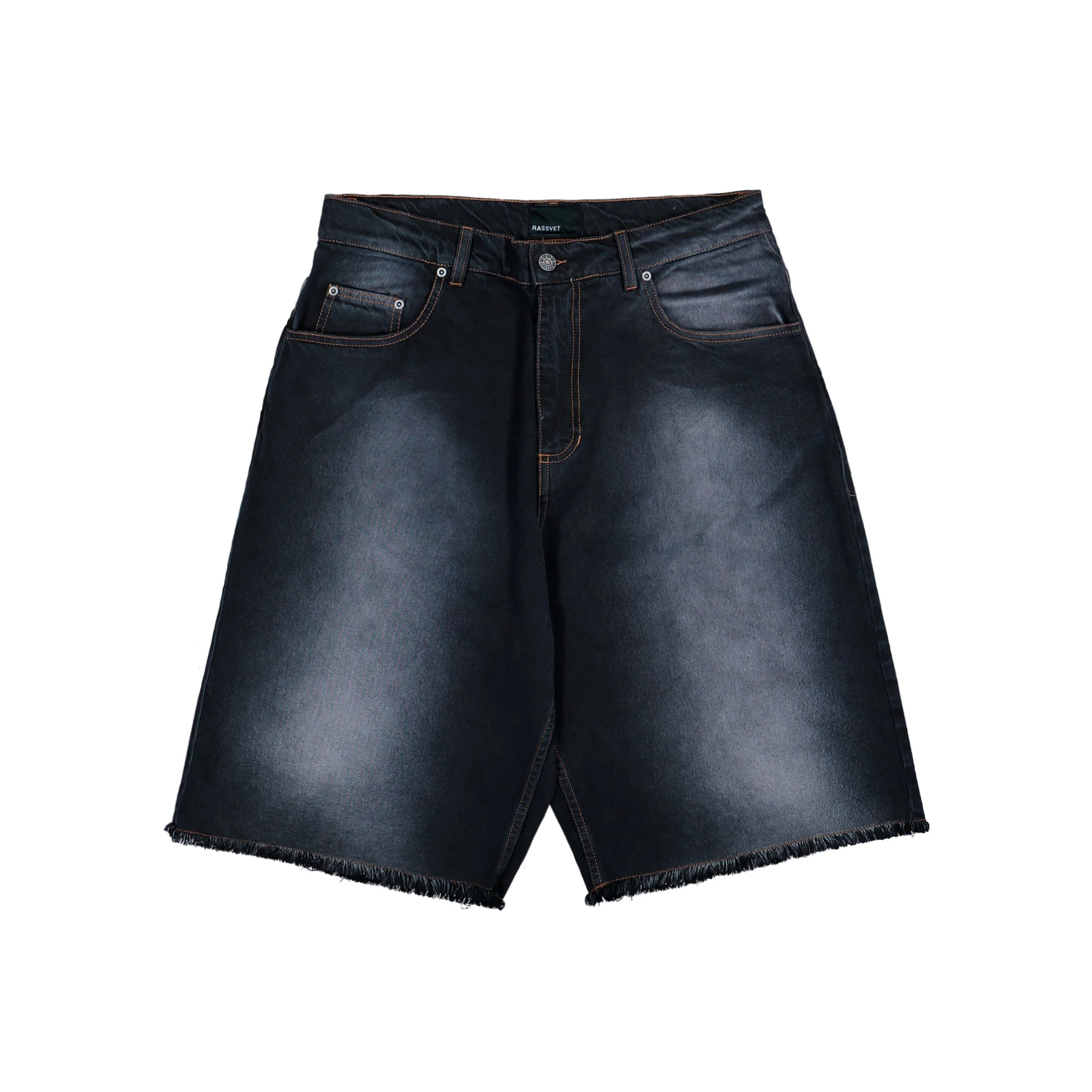 Sun Dyed Baggy Denim Shorts