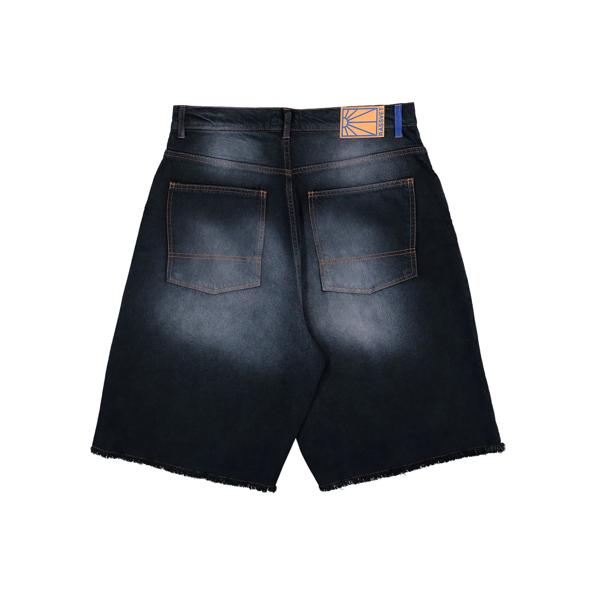 Sun Dyed Baggy Denim Shorts - Image 2