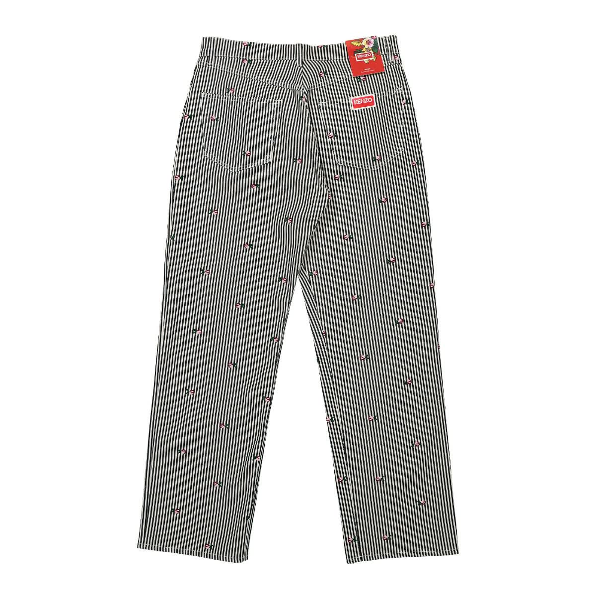 Rinse Striped Suisen Relaxed Jeans - Image 2
