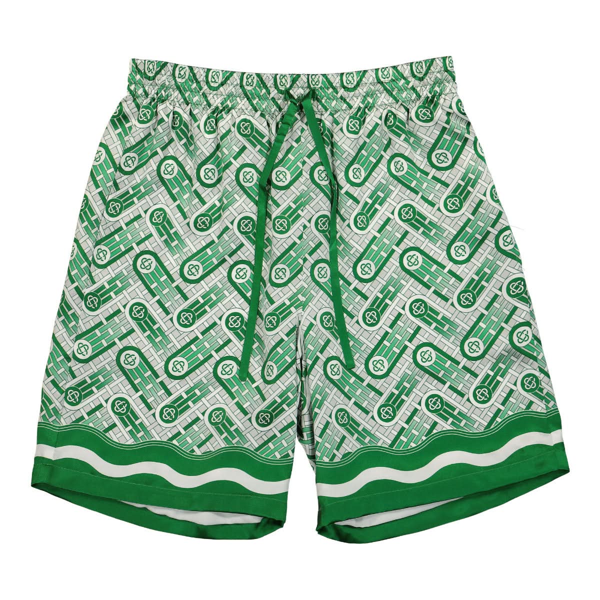 Silk Shorts with Drawstrings