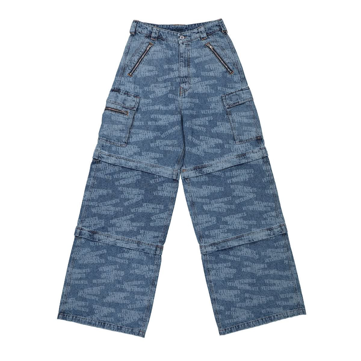 Stamped Logo Big Shape Transformer Jeans