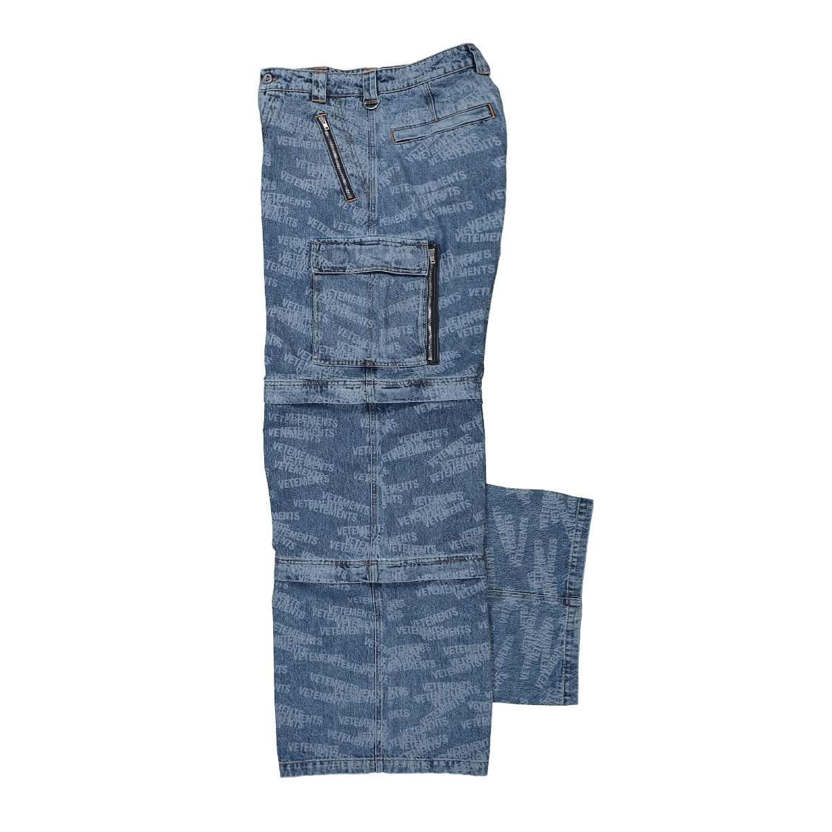 Stamped Logo Big Shape Transformer Jeans - Image 3