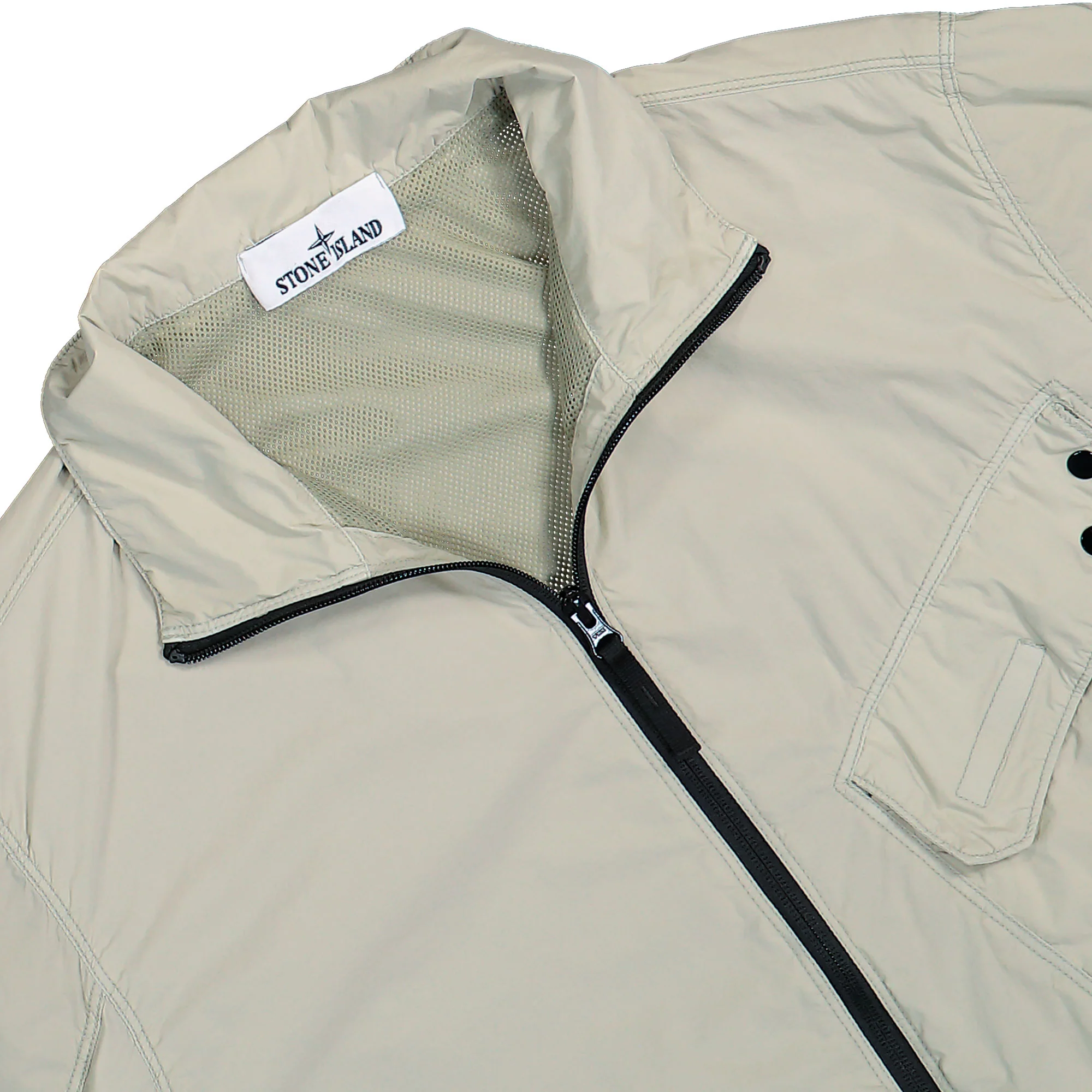 Comfort-Fit Zip-Up Overshirt With Chest Pocket - Image 3