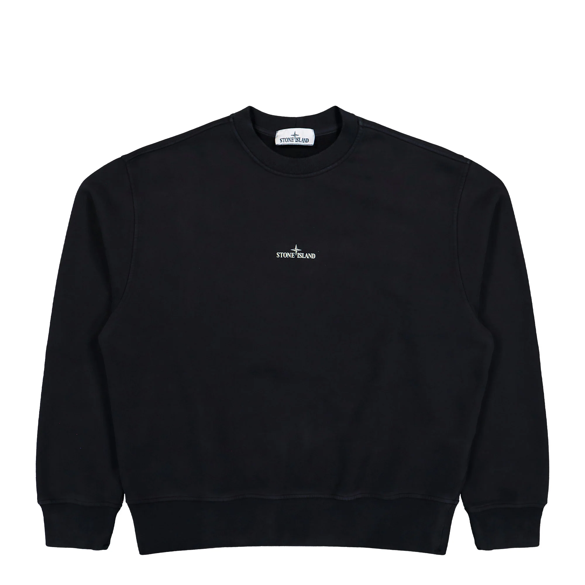 Crewneck Sweatshirt With Compass Back Print