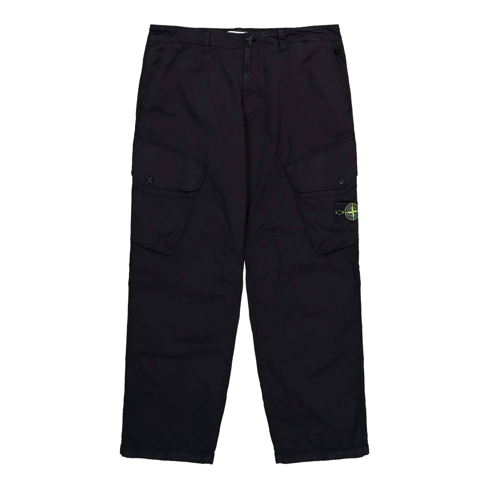 Loose-Fit Cargo Trousers With Snap Pockets