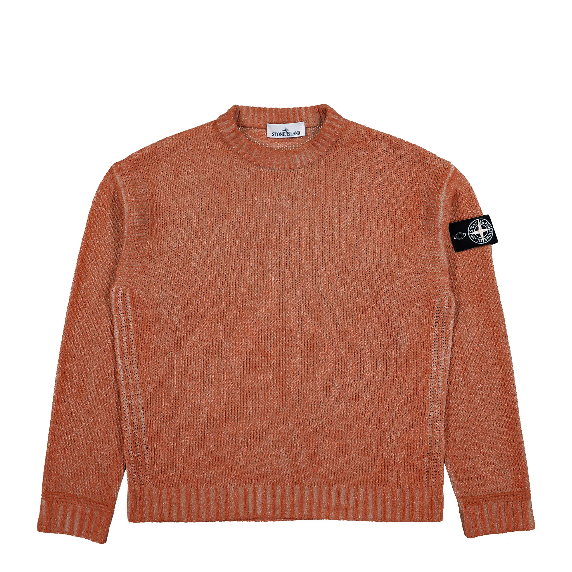 Loose-Fit Crewneck Jumper With Contrast Stitch Details