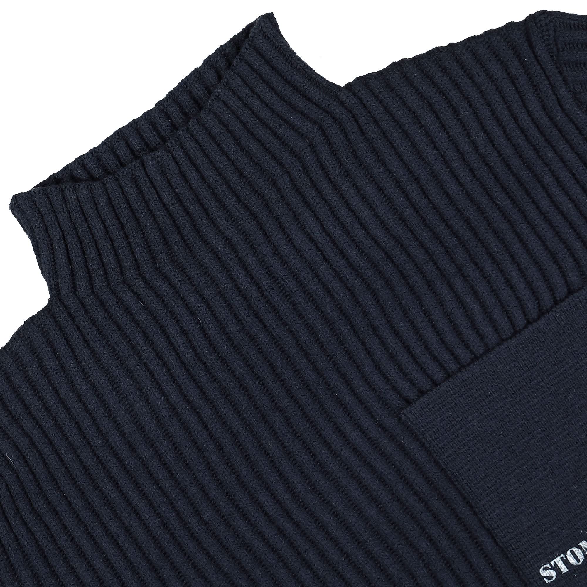 Marina Ribbed Knit Turtleneck Sweatshirt - Image 3
