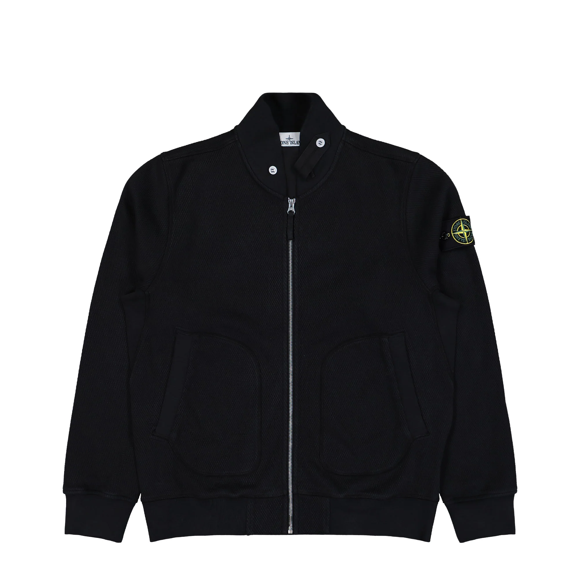 Mesh Stich Organic Cotton Fleece Jacket