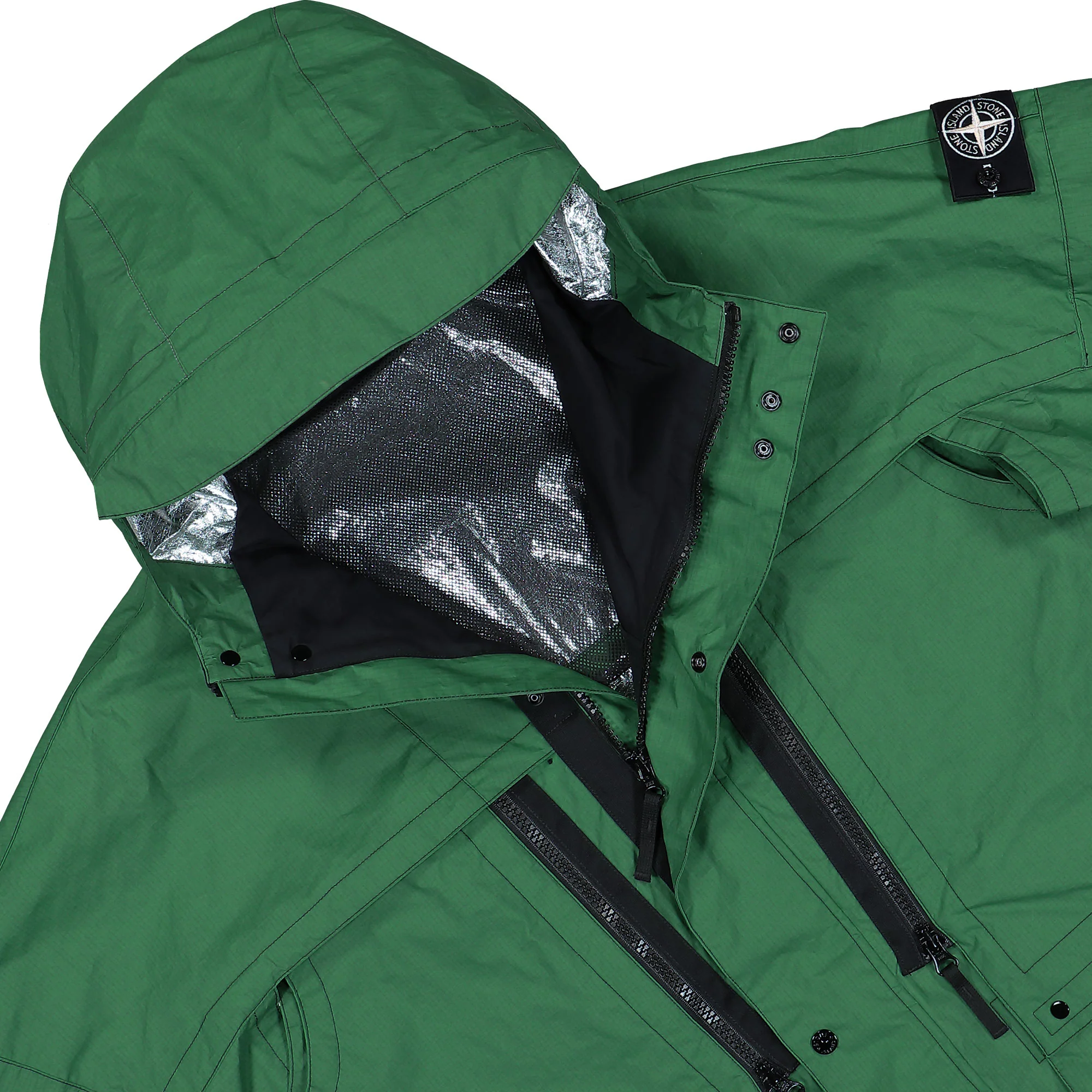 Metal Lamina Ripstop Heat Reactive Short Parka - Image 3