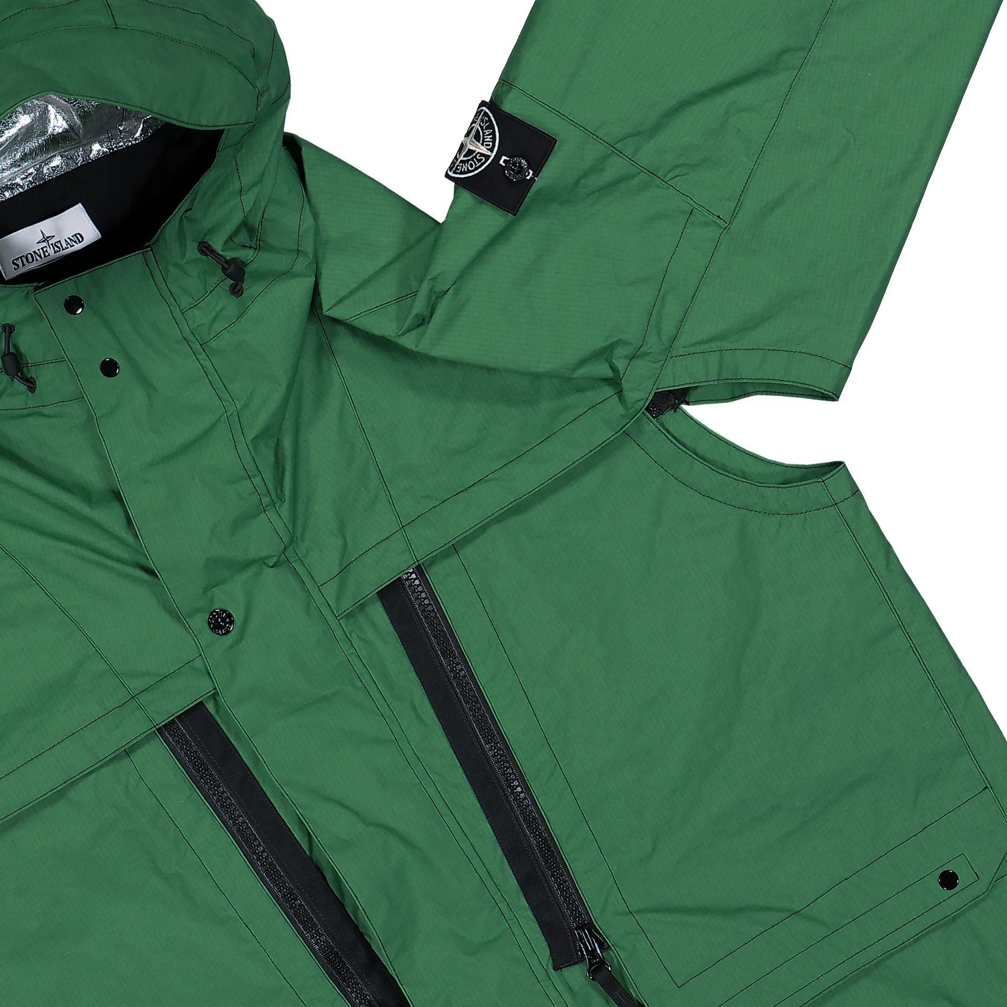 Metal Lamina Ripstop Heat Reactive Short Parka - Image 7