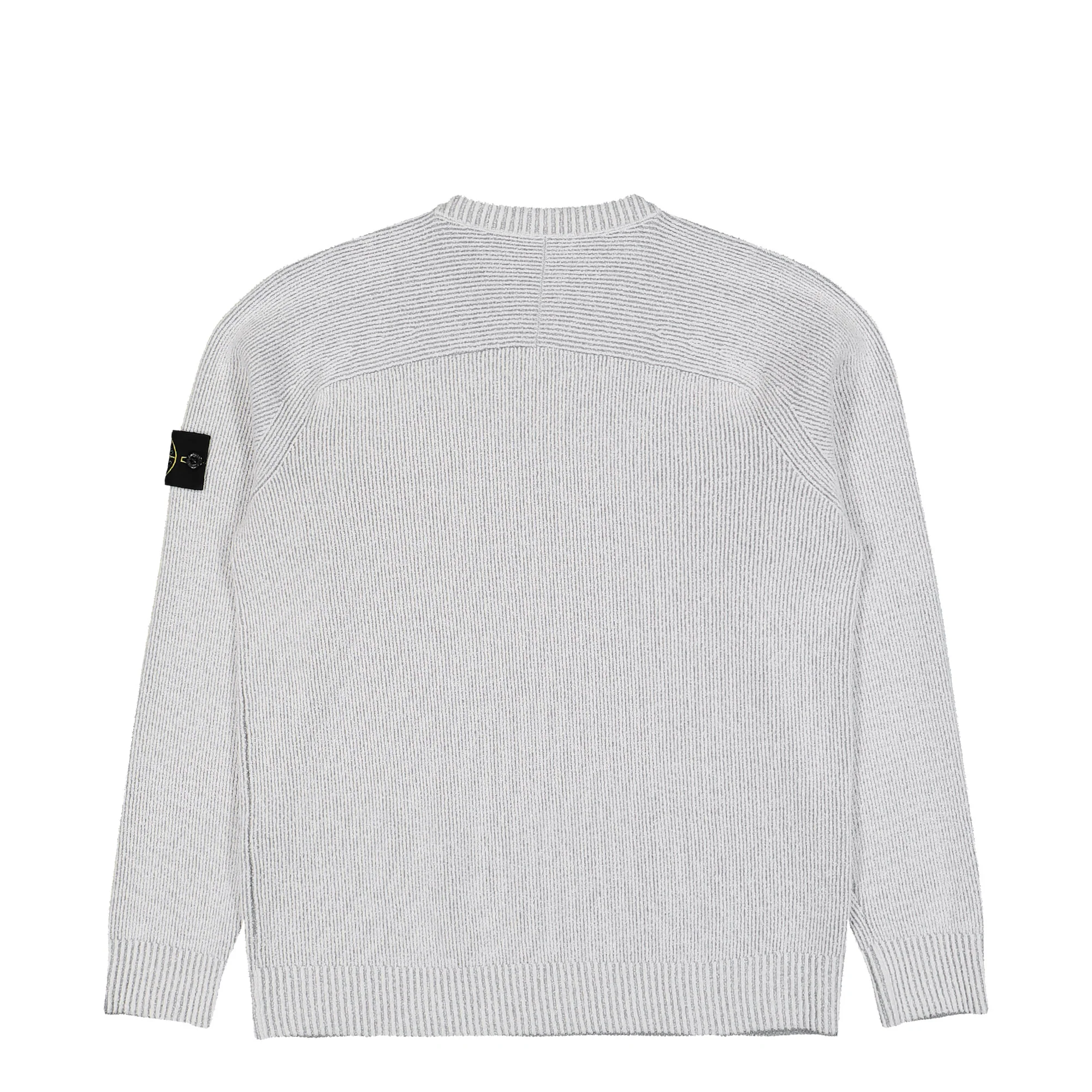 Plated Rib Cotton Boucle Crewneck - Image 2