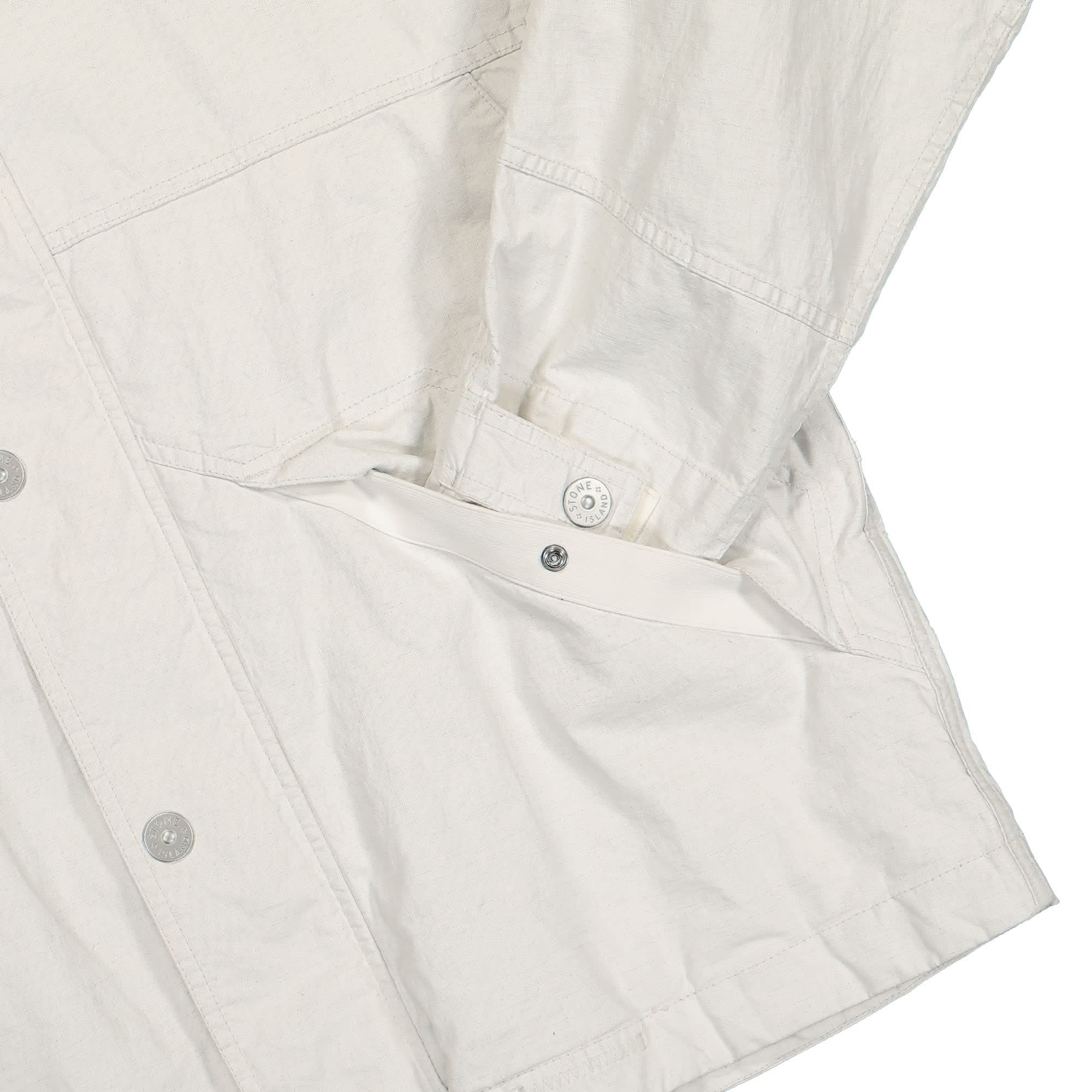 Raw Plated Linen Marina Jacket - Image 4