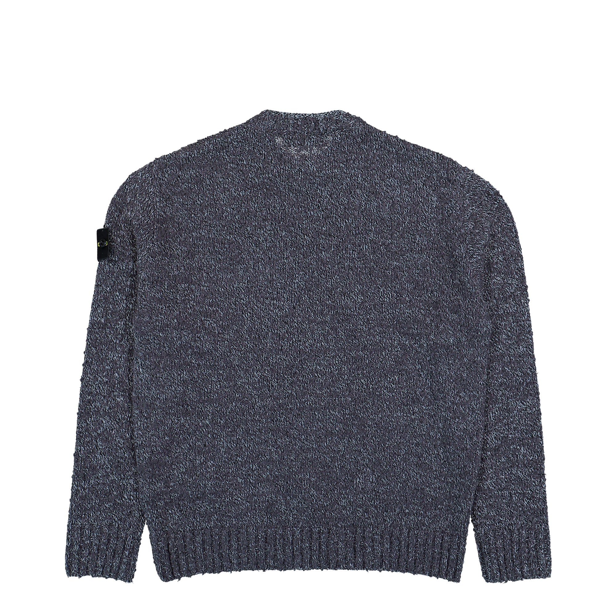Regular-Fit Crewneck Wool Sweater With Compass Badge - Image 2