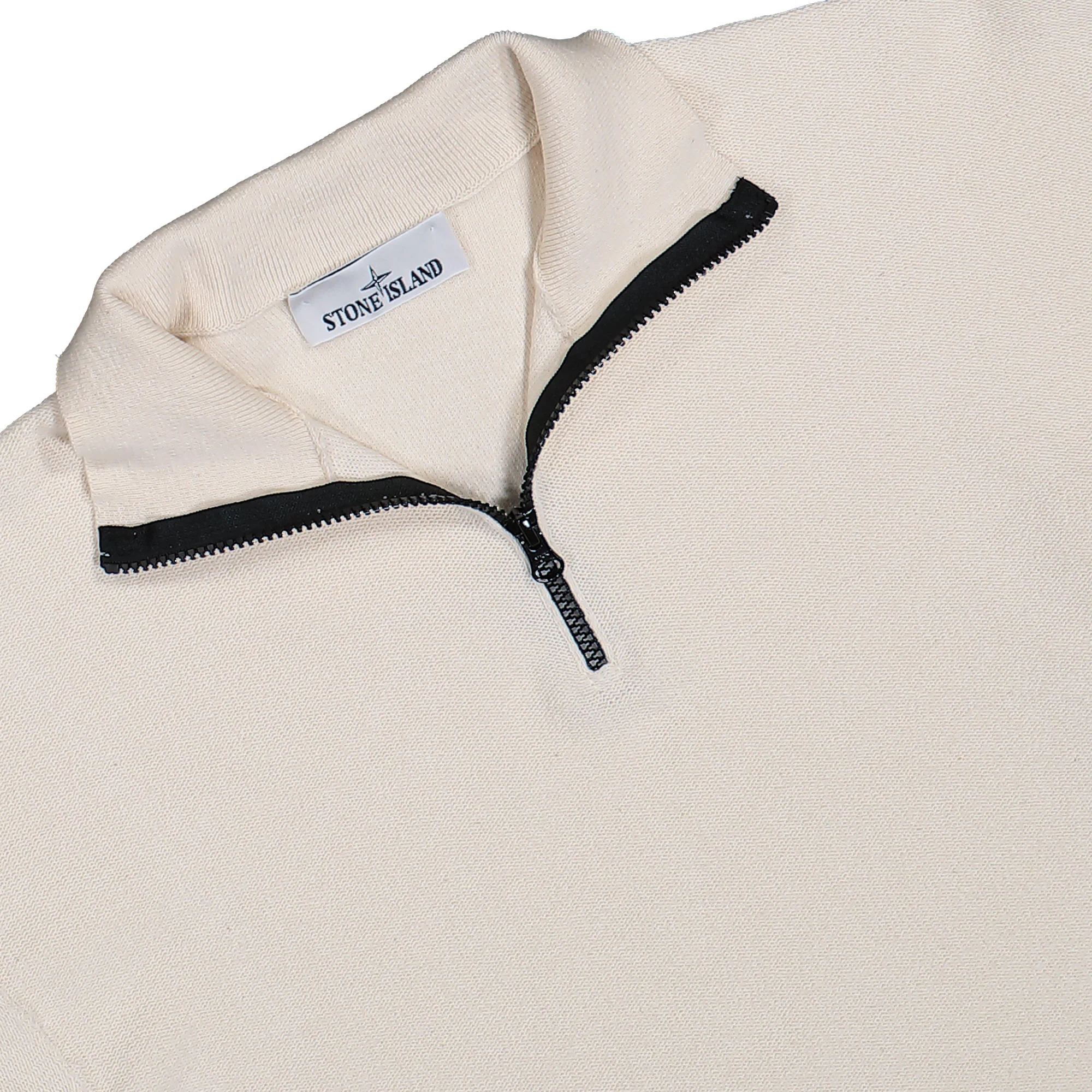 Relaxed Fit Quarter Zip Knit LS Polo - Image 3