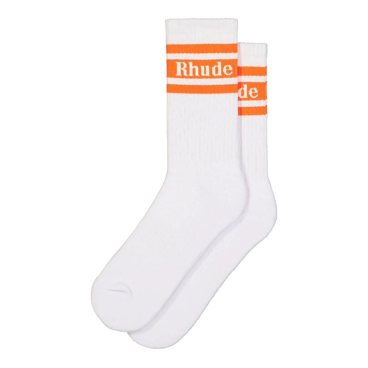 Striped Logo Socks