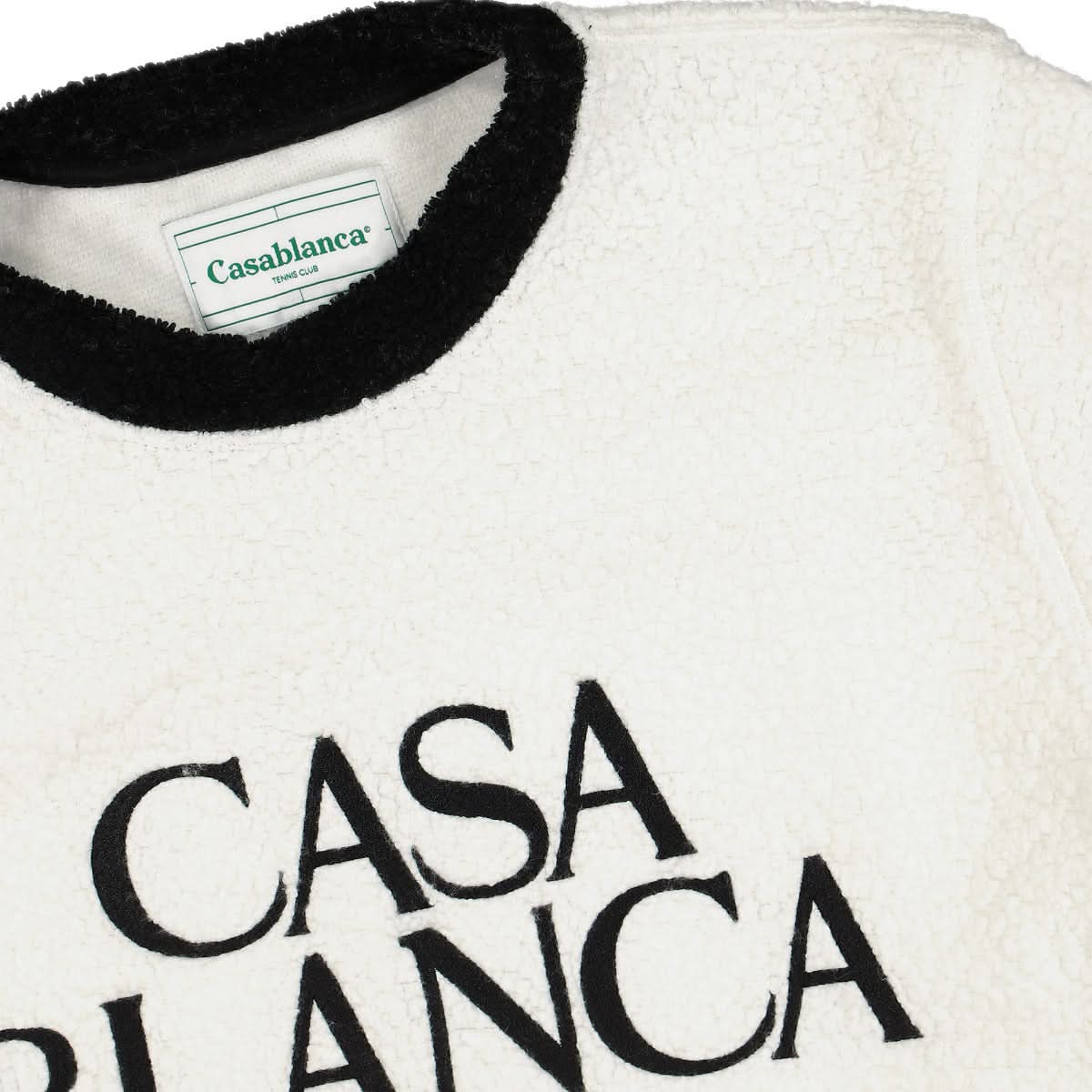 Terry Colour Block Embroidered Sweatshirt - Image 3