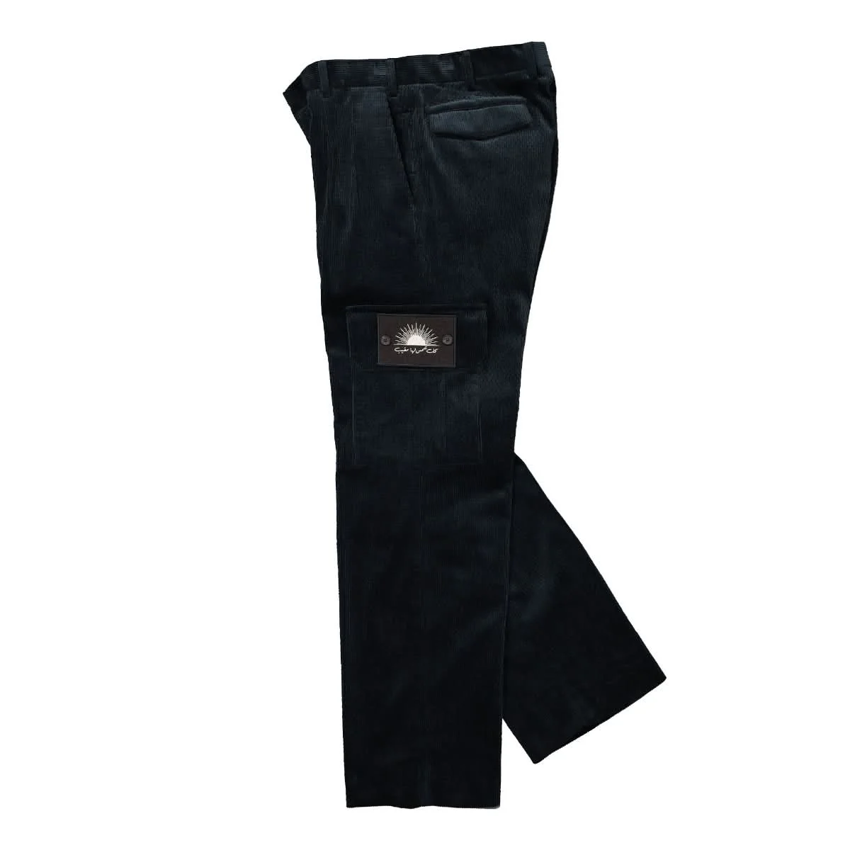 Thabit Velour Loose Fit Pants - Image 3