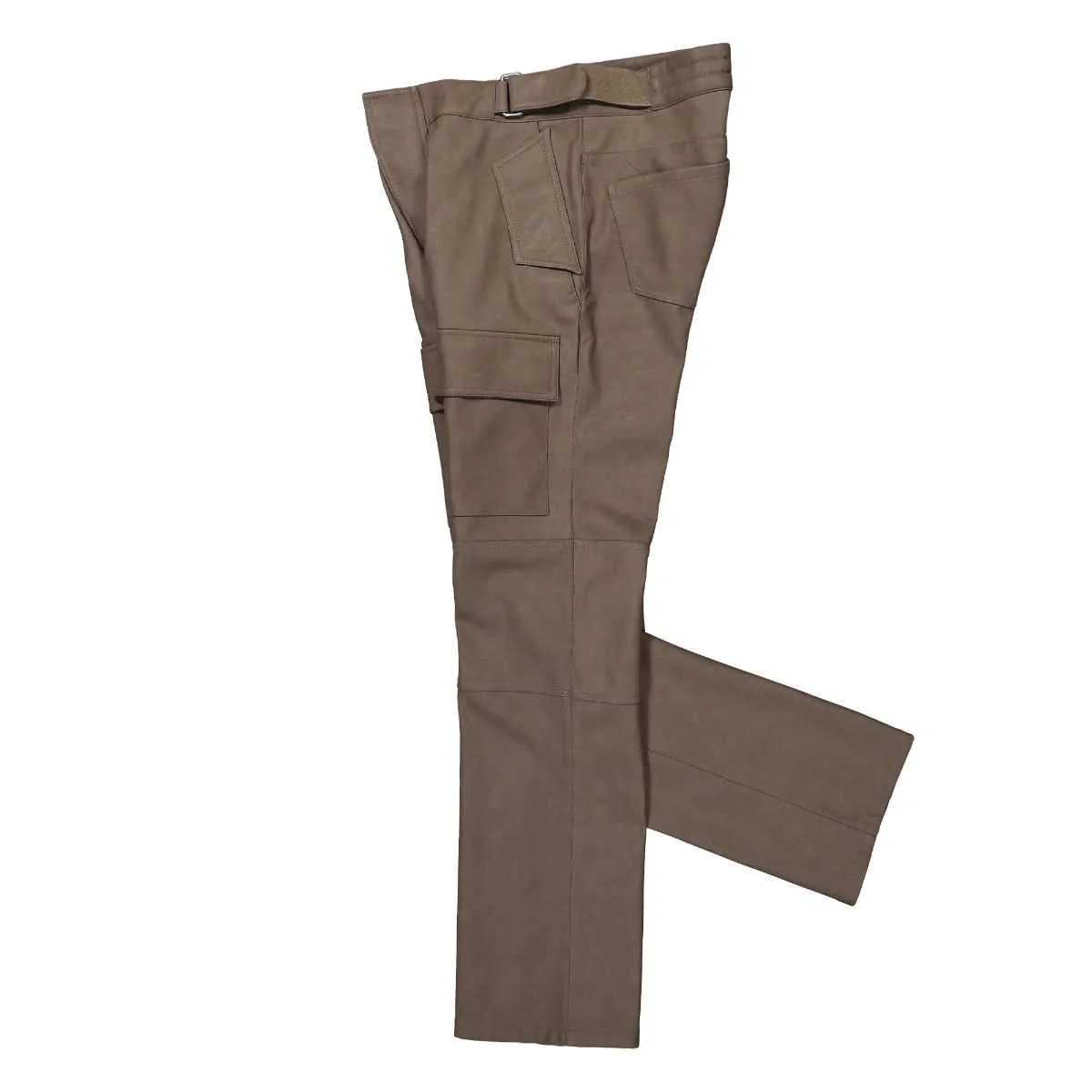 Vegan Leather Moto Trousers - Image 3