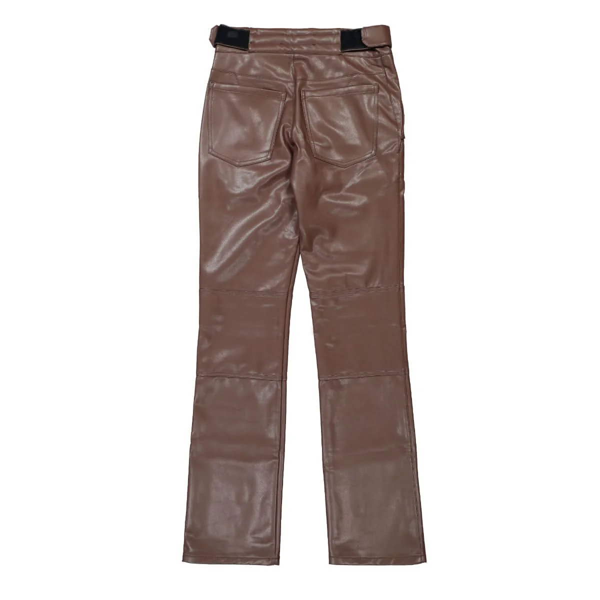 Vegan Leather Moto Trousers - Image 2