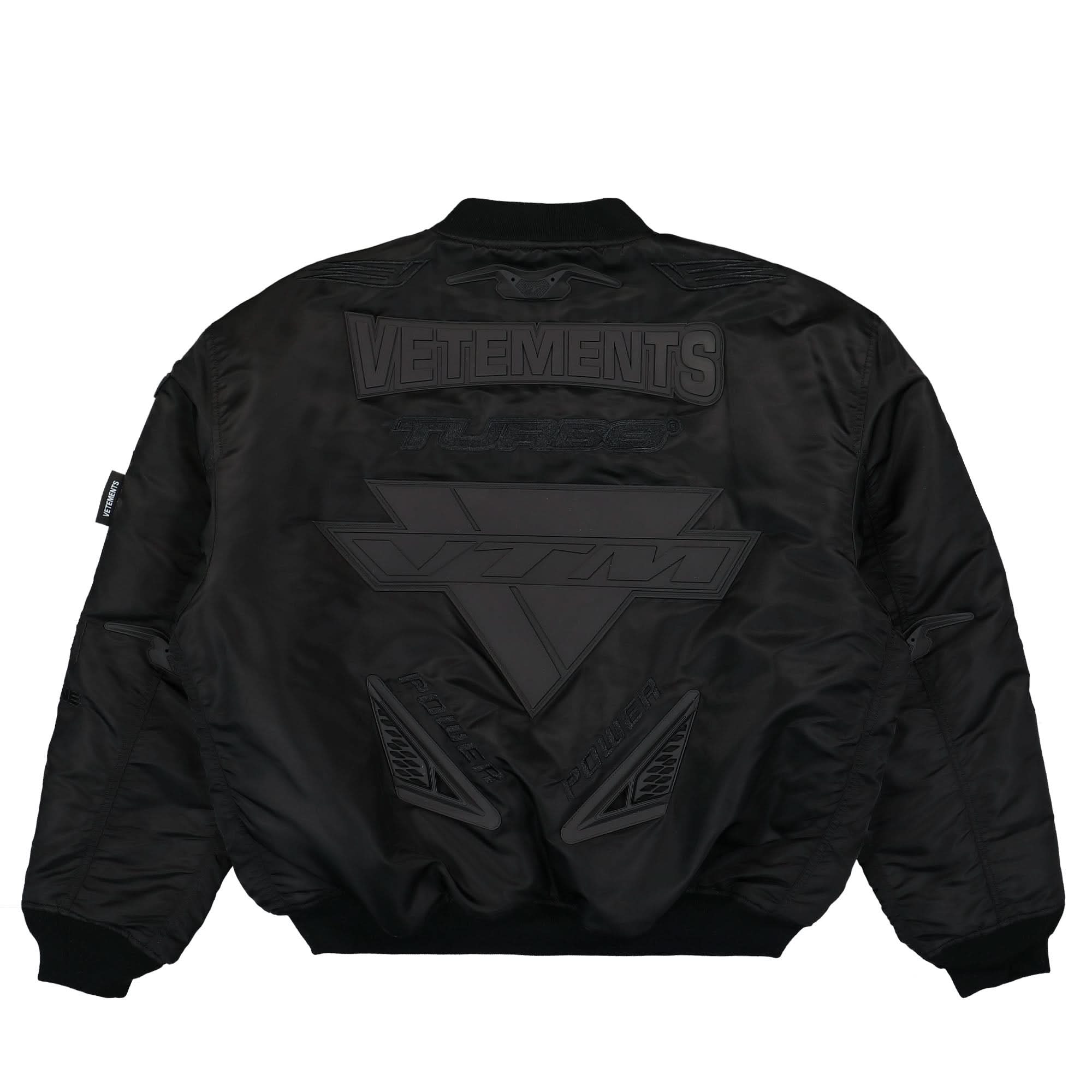 Blackout Motorcycle Bomber Jacket - Image 2