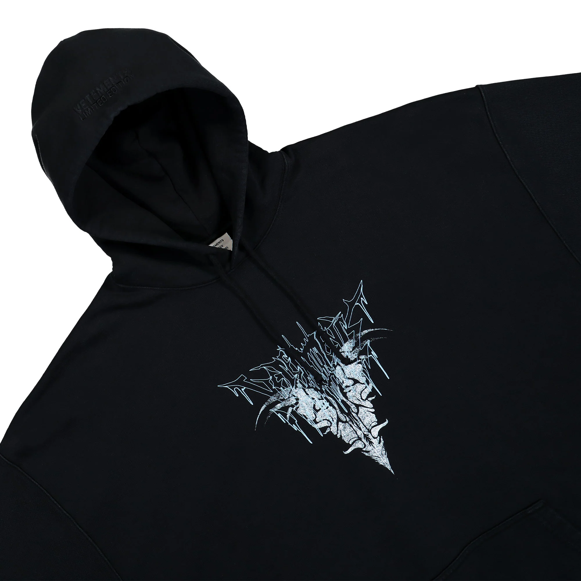 Bone V Oversized Hoodie - Image 3