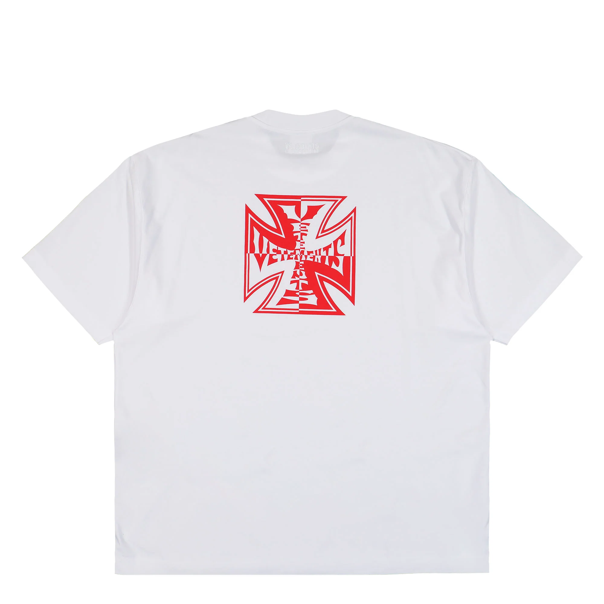 Double Biker Cross Logo T-Shirt - Image 2