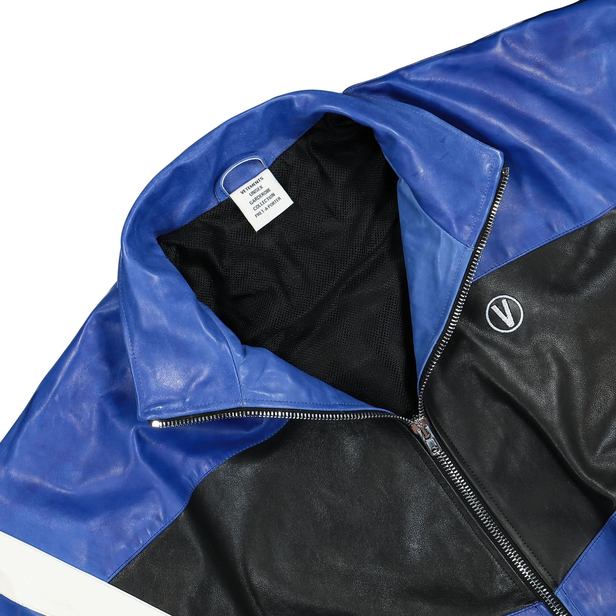 Leather Tracksuit Jacket - Image 3