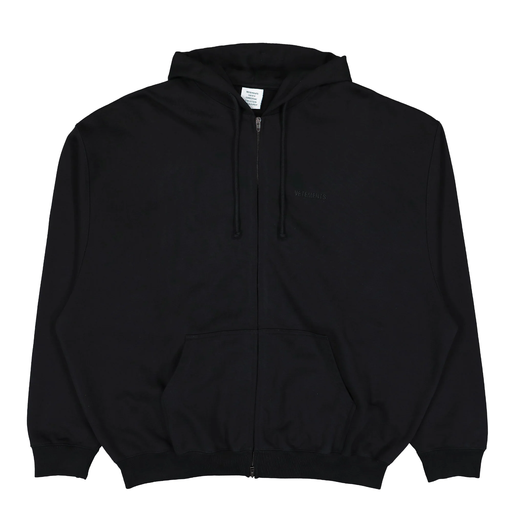 Logo Oversized Zip-Up Hoodie
