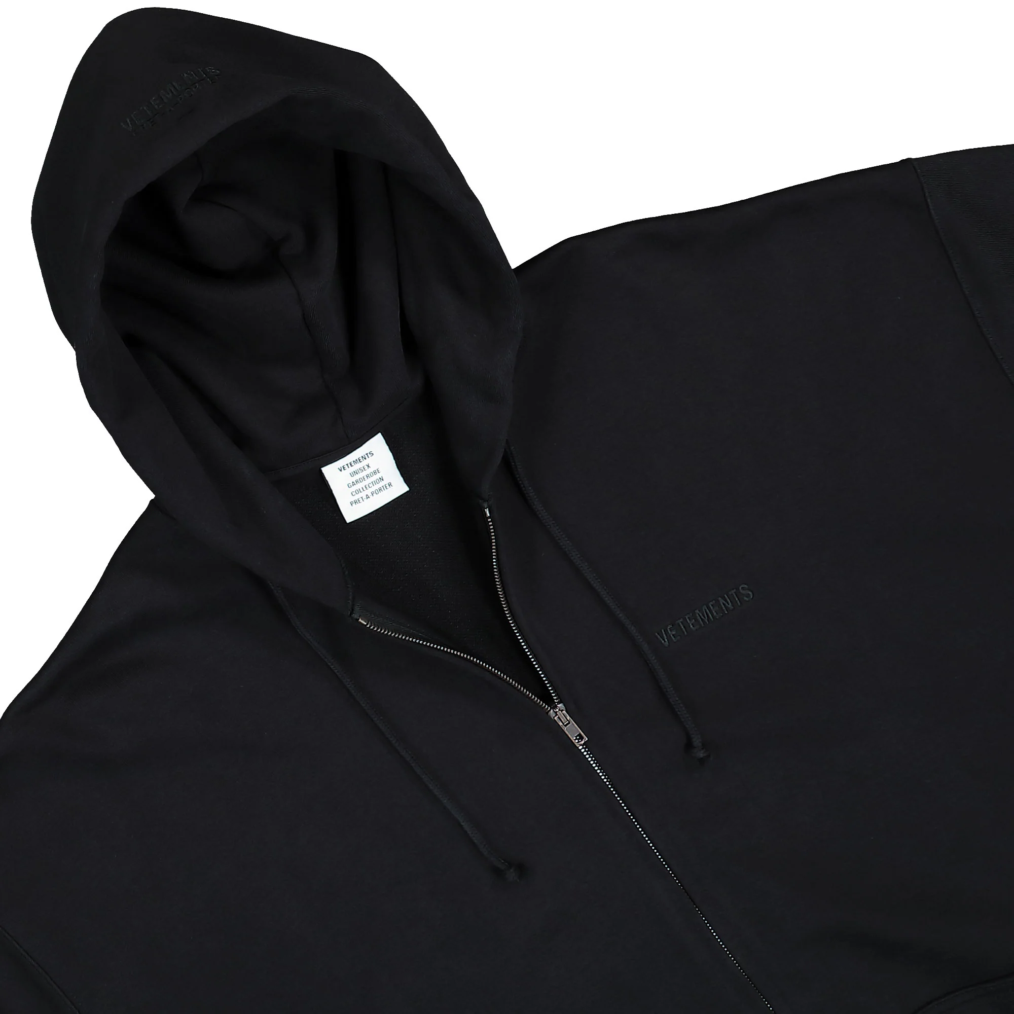 Logo Oversized Zip-Up Hoodie - Image 3