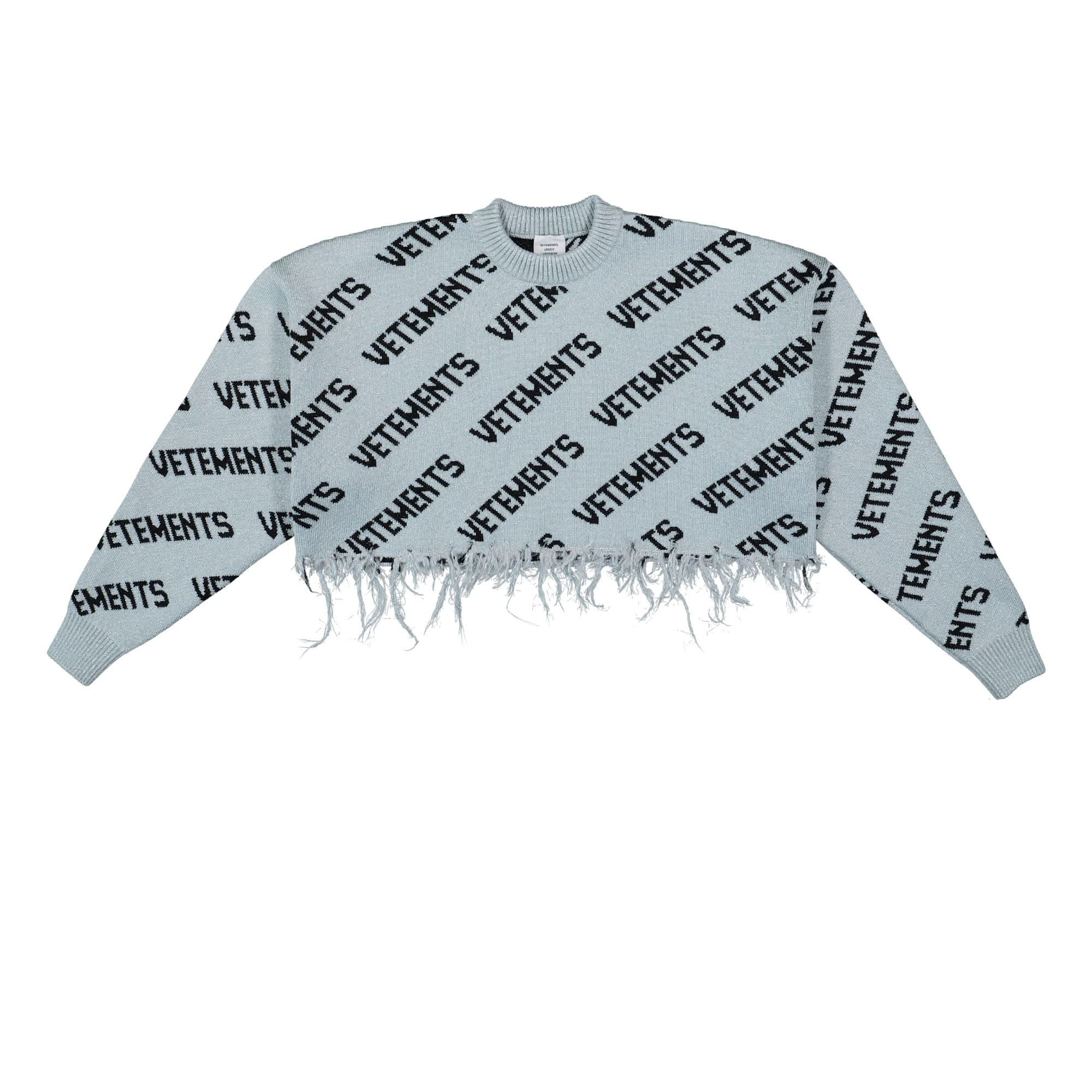 Lurex Monogram Cropped Sweater - Image 2